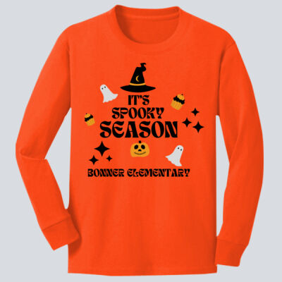 Youth Long Sleeve Shirt - Fall - Its Spooky Season Thumbnail
