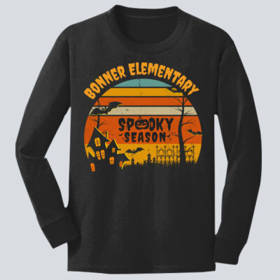 Youth Long Sleeve Shirt - Fall - Haunted House  Thumbnail