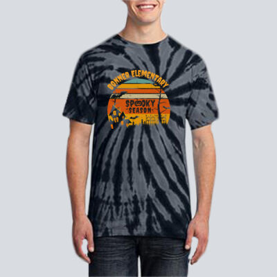 Adult Tie-Dye T-Shirt - Fall - Haunted House  Thumbnail