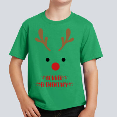 Youth T-Shirt - Winter Holidays - Reindeer Thumbnail
