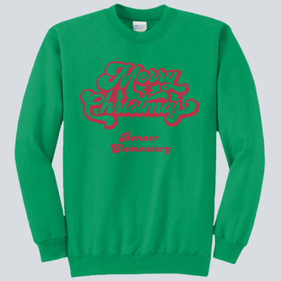 Adult Crewneck - Winter Holidays - Merry Christmas - Red Thumbnail