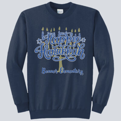 Adult Crewneck - Winter Holidays - Happy Hanukkah Thumbnail