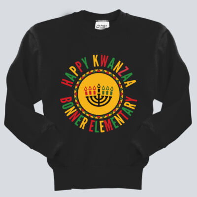 Youth Crewneck - Winter Holidays - Happy Kwanzaa Thumbnail