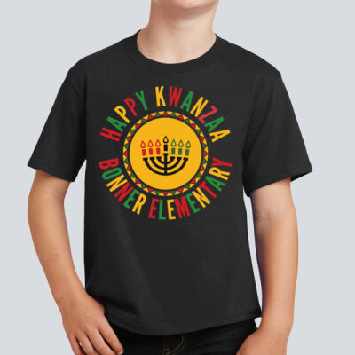 Youth T-Shirt - Winter Holidays - Happy Kwanzaa Thumbnail