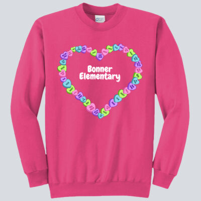Adult Crewneck - Spring Holidays - Candy Hearts Thumbnail