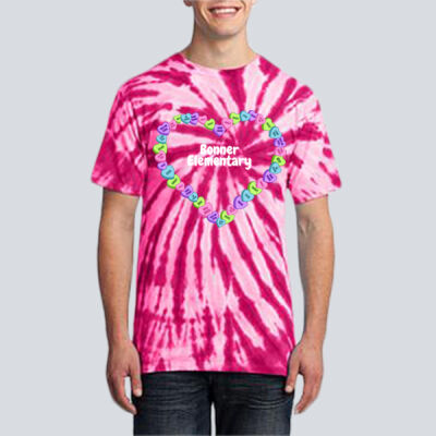 Adult Tie-Dye T-Shirt - Spring Holidays - Candy Hearts Thumbnail