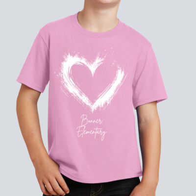 Youth T-Shirt - Spring Holidays - Valentine's Heart Thumbnail