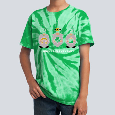 Youth Tie-Dye T-Shirt - Spring Holidays - Leprechauns Thumbnail