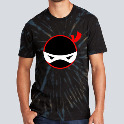 Adult Tie-Dye T-Shirt - Black Ninja Thumbnail
