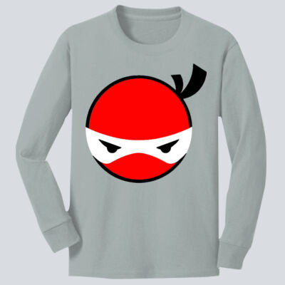 Youth Long Sleeve Shirt - Red Ninja Thumbnail