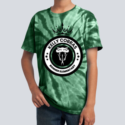 Youth Tie-Dye T-Shirt - Kelly Cobras Crown Thumbnail