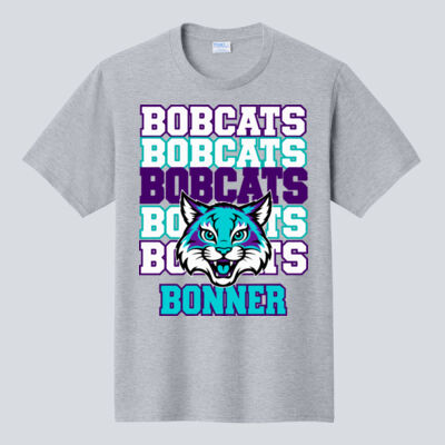 Adult T-Shirt - Bonner Bobcat Stack Thumbnail