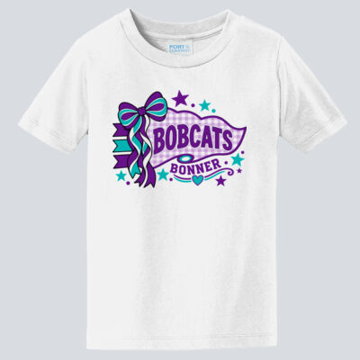 Toddler T-Shirt - Bonner Bobcats Cheer Bow Thumbnail