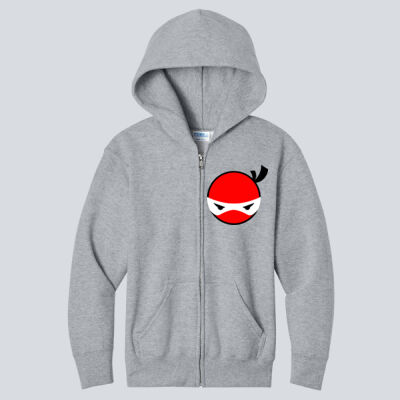 Youth Zip Jacket - Red Ninja Thumbnail