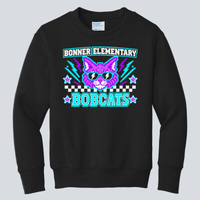 Youth Crewneck - Electric Bobcats Thumbnail