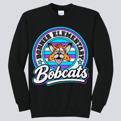Adult Crewneck - Bonner Bobcat Crest Thumbnail