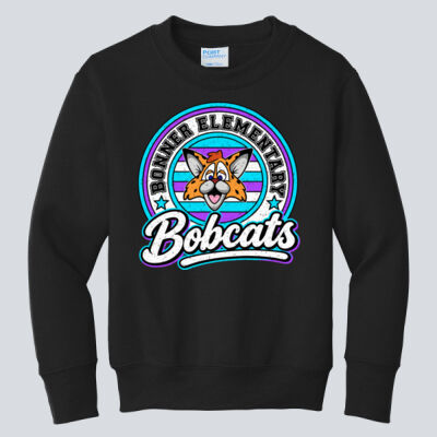 Youth Crewneck - Bonner Bobcat Crest Thumbnail