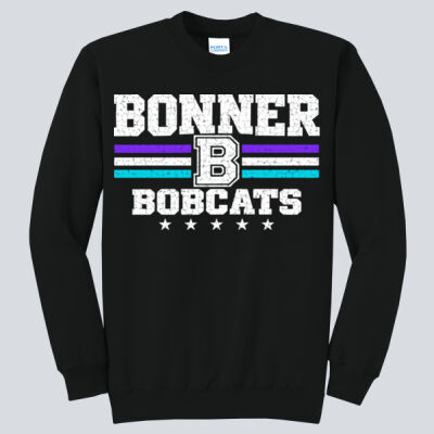 Adult Crewneck - Bonner Varsity Stripes Thumbnail