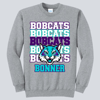 Adult Crewneck - Bonner Bobcat Stack Thumbnail